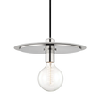 Mitzi Milo Polished Nickel/white 14W x 10H Pendant