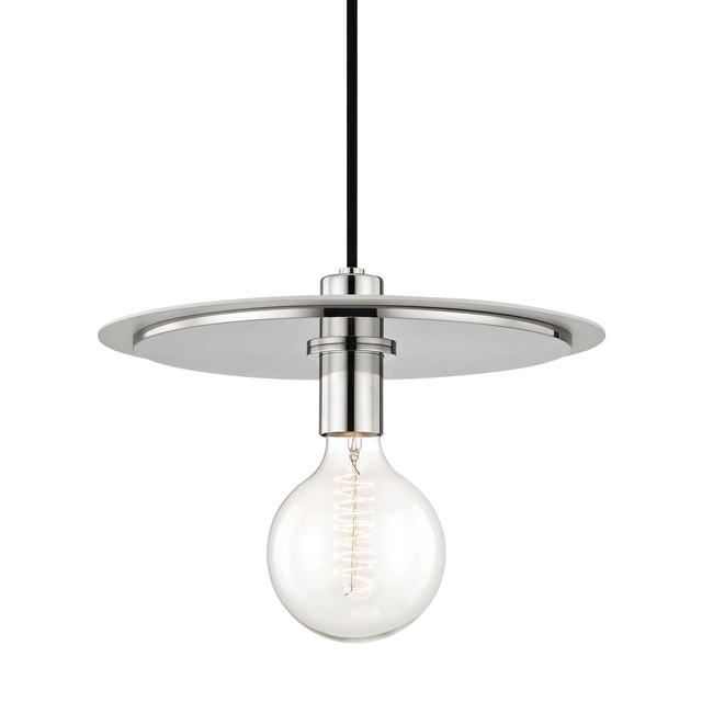 Mitzi Milo Polished Nickel/white 14W x 10H Pendant