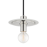 Mitzi Milo Polished Nickel/white 9W x 7.75H Pendant