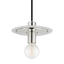 Mitzi Milo Polished Nickel/white 9W x 7.75H Pendant