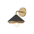 Mitzi Marnie Aged Brass/black 8.5W x 10.5H Wall Sconce
