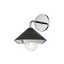 Mitzi Marnie Polished Nickel/black 8.5W x 10.5H Wall Sconce