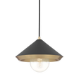 Mitzi Marnie Aged Brass/black 12.5W x 9H Pendant