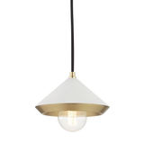 Mitzi Marnie Aged Brass/soft Off White 8W x 7H Pendant