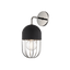 Mitzi Haley Polished Nickel/black 5.5W x 13.5H Wall Sconce