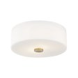 Mitzi Sophie Aged Brass 11.75W x 4.5H Flush Mount