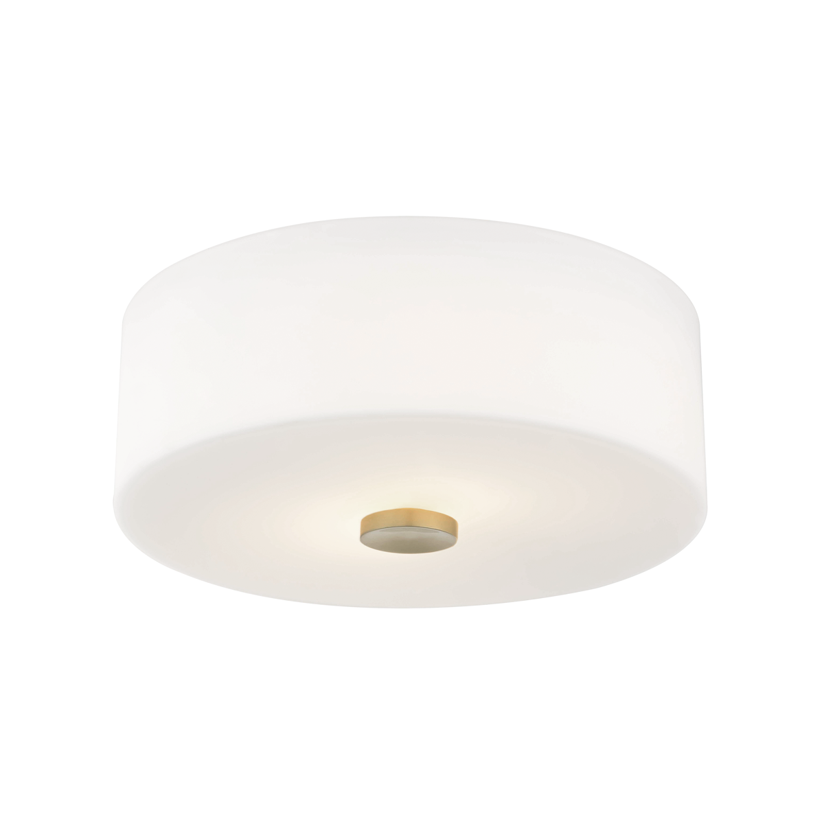 Mitzi Sophie Aged Brass 11.75W x 4.5H Flush Mount