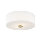 Mitzi Sophie Aged Brass 11.75W x 4.5H Flush Mount