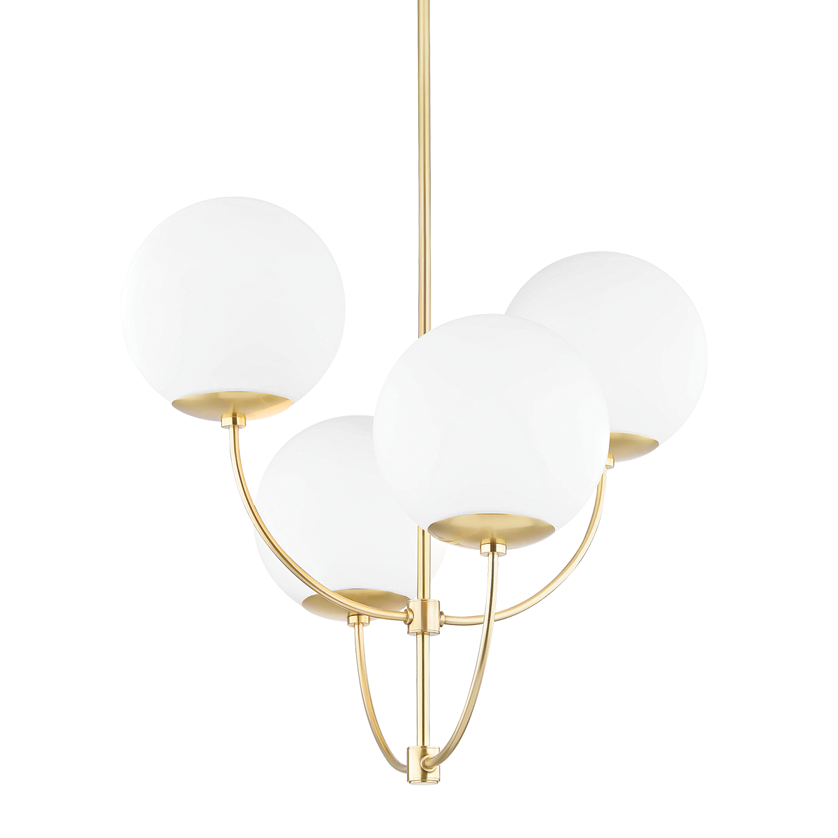 Mitzi Carrie Aged Brass 29.75W x 27.5H Chandelier