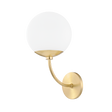Mitzi Carrie Aged Brass 7.5W x 14.75H Wall Sconce