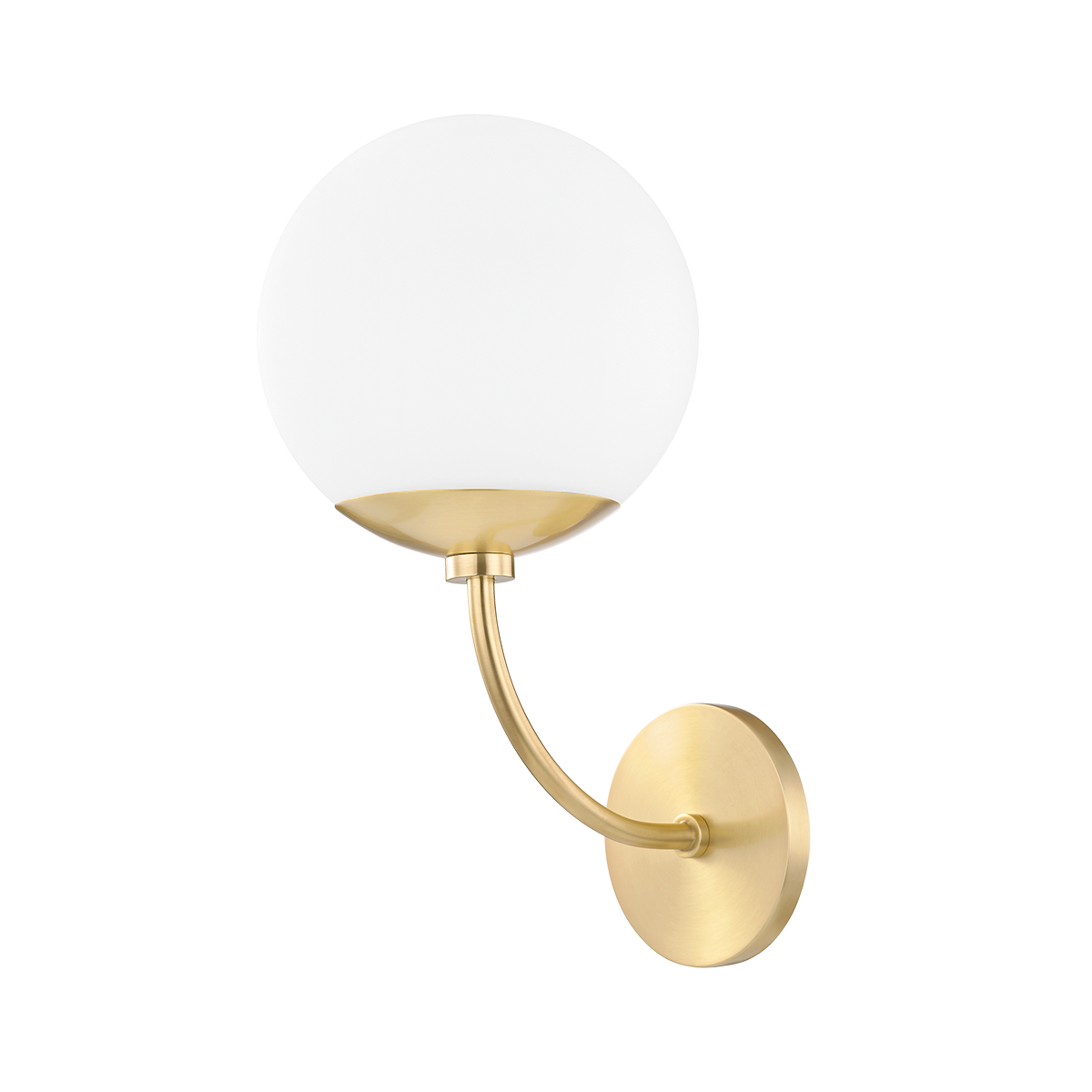 Mitzi Carrie Aged Brass 7.5W x 14.75H Wall Sconce