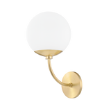 Mitzi Carrie Aged Brass 7.5W x 14.75H Wall Sconce