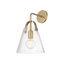 Mitzi Karin Aged Brass 8.75W x 15.25H Wall Sconce