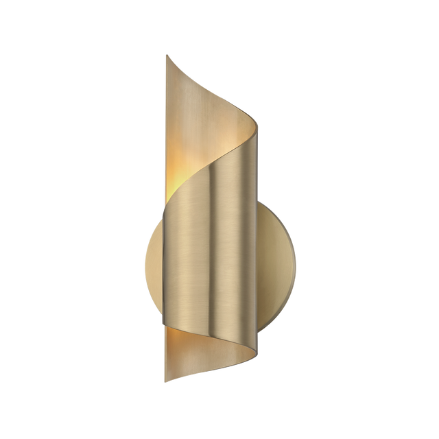 Mitzi Evie Aged Brass 4.75W x 9.75H Wall Sconce