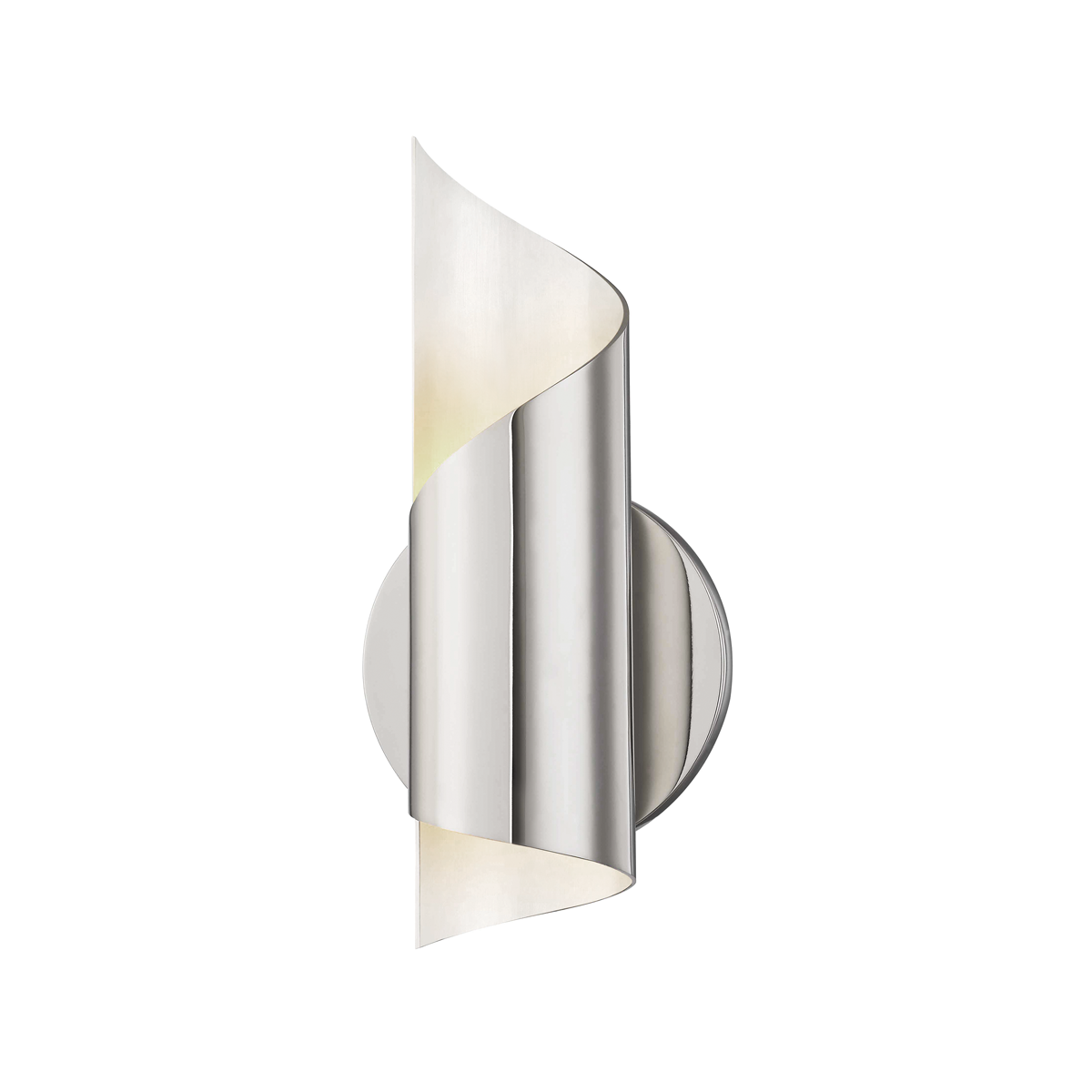 Mitzi Evie Polished Nickel 4.75W x 9.75H Wall Sconce