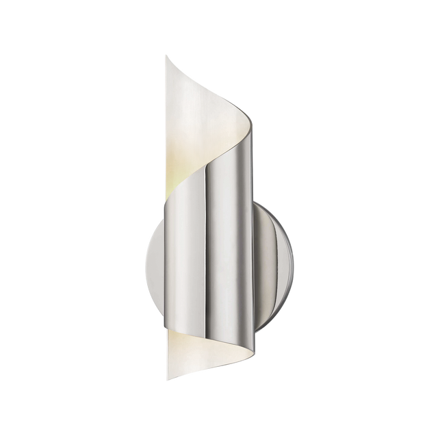 Mitzi Evie Polished Nickel 4.75W x 9.75H Wall Sconce
