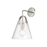 Mitzi Karin Polished Nickel 8.75W x 15.25H Wall Sconce