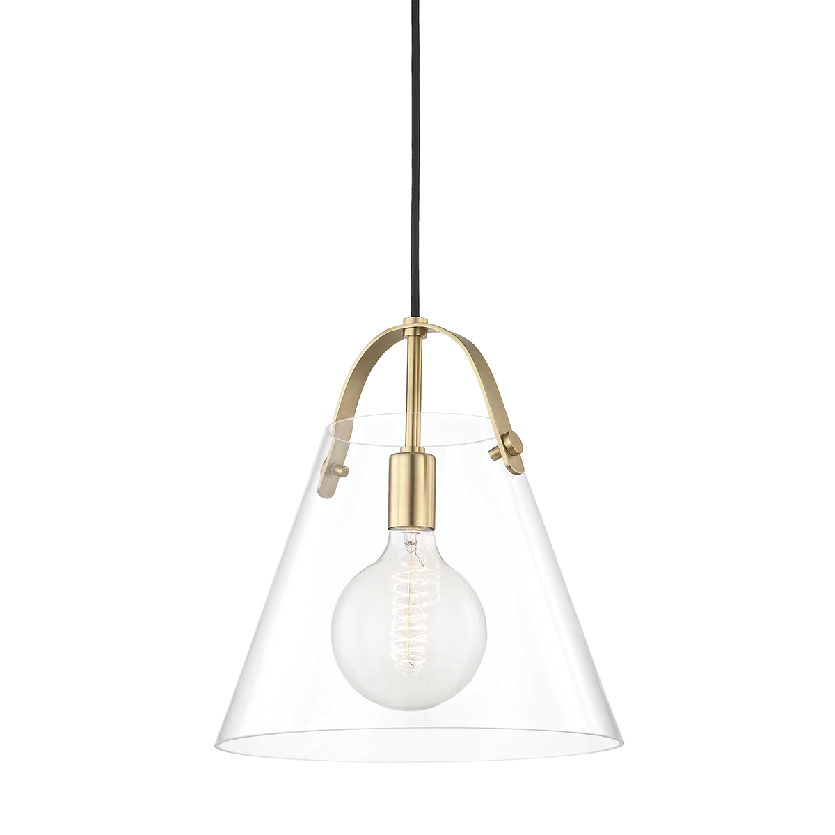 Mitzi Karin Aged Brass 12.75W x 13.75H Pendant