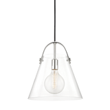 Mitzi Karin Polished Nickel 12.75W x 13.75H Pendant