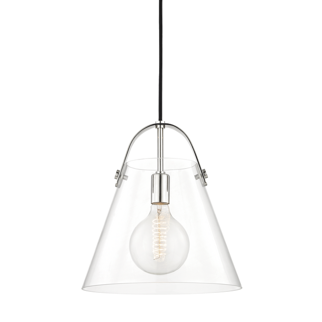 Mitzi Karin Polished Nickel 12.75W x 13.75H Pendant