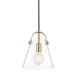Mitzi Karin Aged Brass 9W x 10.5H Pendant