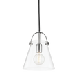 Mitzi Karin Polished Nickel 9W x 10.5H Pendant