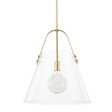 Mitzi Karin Aged Brass 17W x 19H Pendant