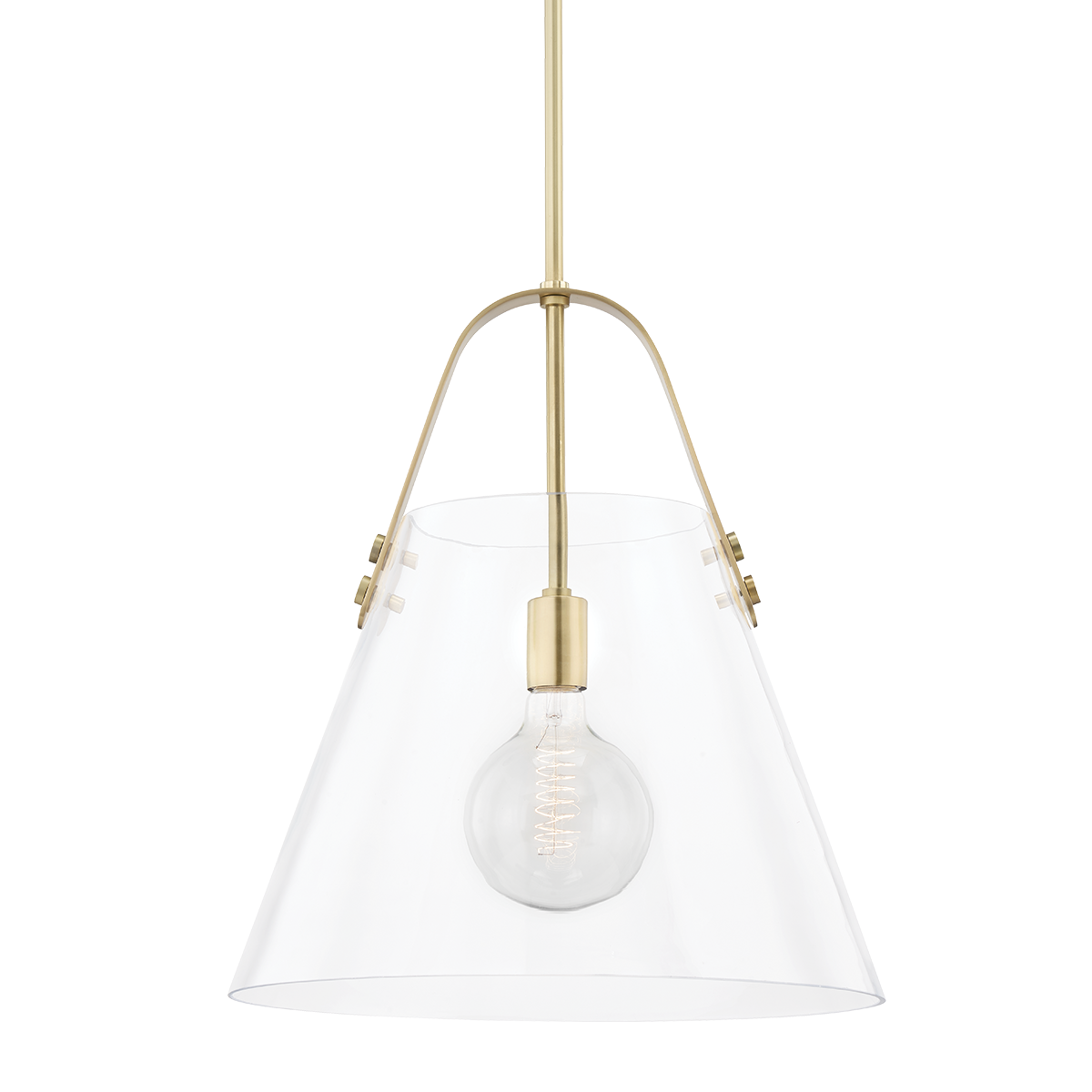 Mitzi Karin Aged Brass 17W x 19H Pendant