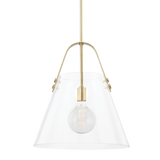 Mitzi Karin Aged Brass 17W x 19H Pendant