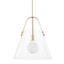 Mitzi Karin Aged Brass 17W x 19H Pendant