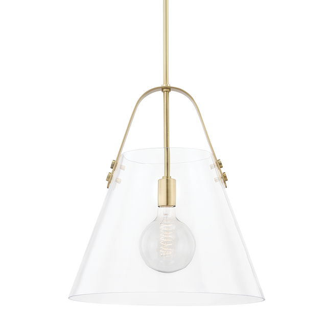 Mitzi Karin Aged Brass 17W x 19H Pendant