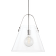 Mitzi Karin Polished Nickel 17W x 19H Pendant