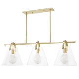 Mitzi Karin Aged Brass 44W x 13.75H Trim