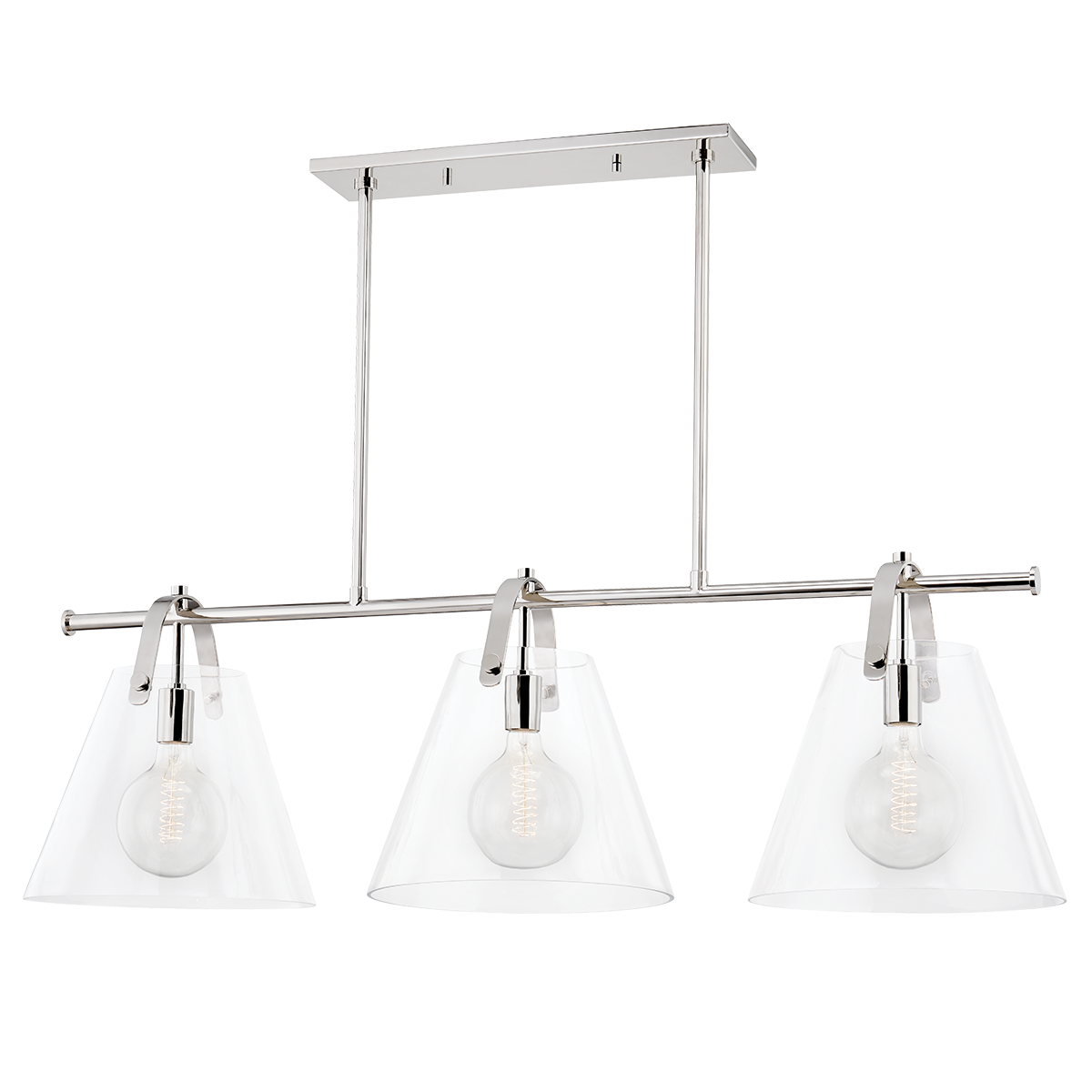 Mitzi Karin Polished Nickel 44W x 13.75H Trim