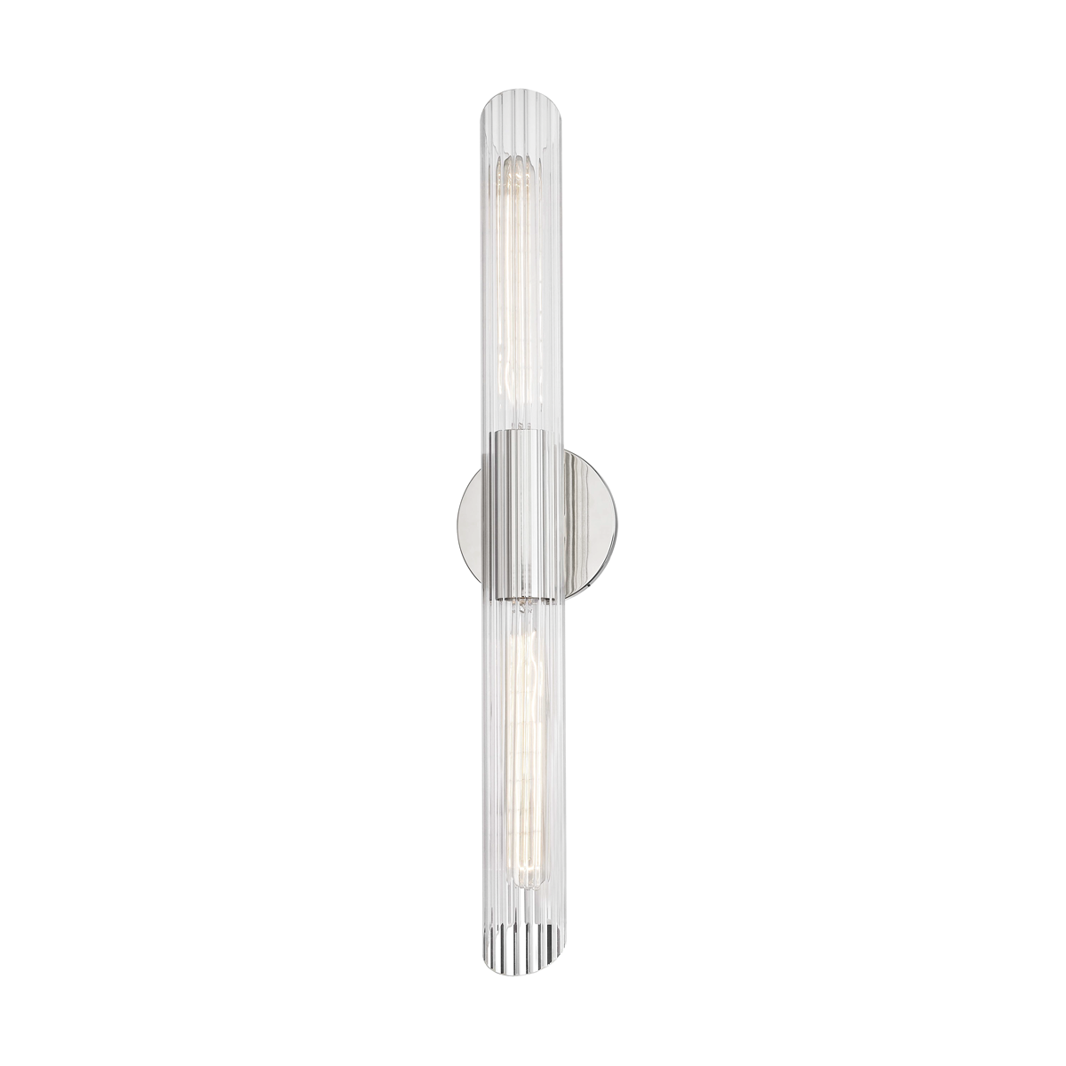 Mitzi Cecily Polished Nickel 4.75W x 24.75H Wall Sconce