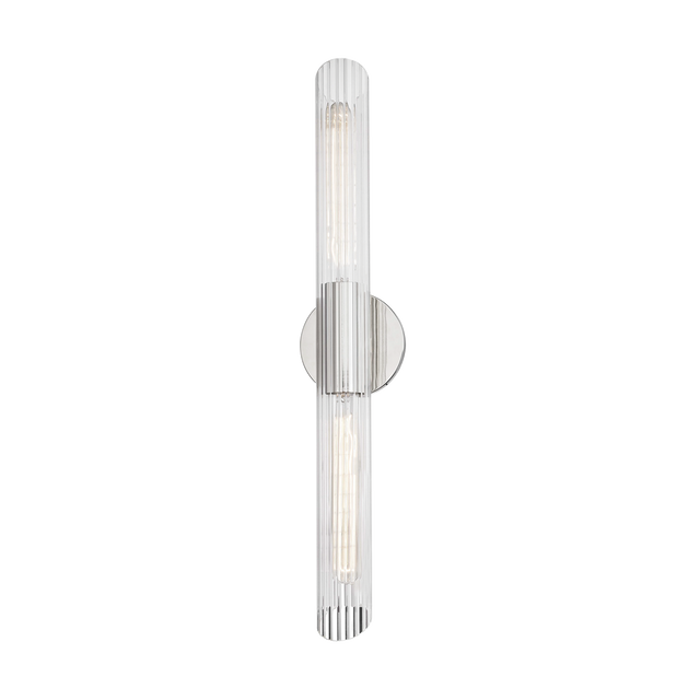 Mitzi Cecily Polished Nickel 4.75W x 24.75H Wall Sconce