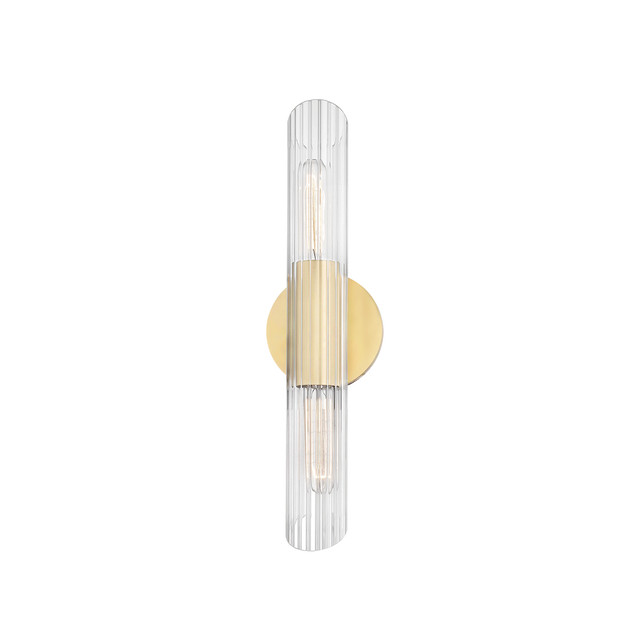 Mitzi Cecily Aged Brass 4.75W x 17.25H Wall Sconce