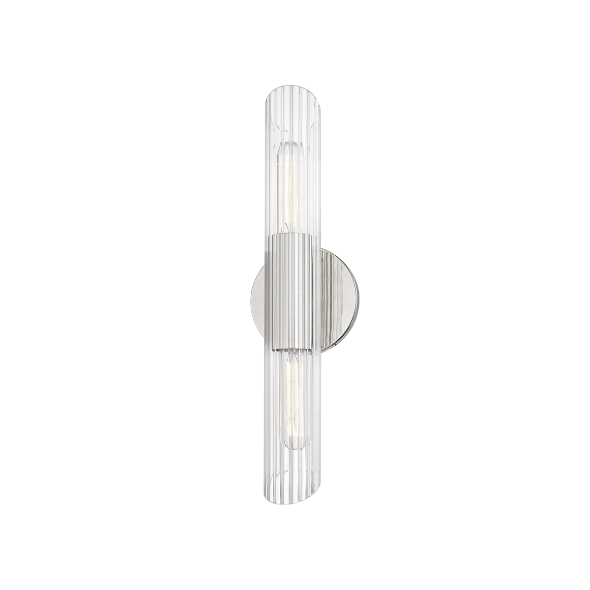 Mitzi Cecily Polished Nickel 4.75W x 17.25H Wall Sconce