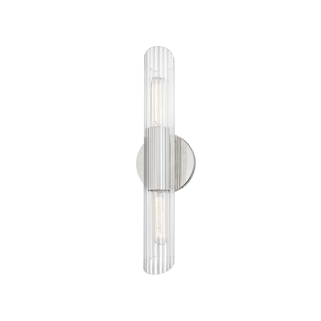Mitzi Cecily Polished Nickel 4.75W x 17.25H Wall Sconce