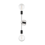 Mitzi Astrid Polished Nickel/black 4.75W x 18H Wall Sconce