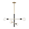 Mitzi Astrid Aged Brass/black 24W x 20H Chandelier