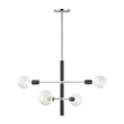 Mitzi Astrid Polished Nickel/black 24W x 20H Chandelier
