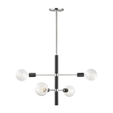 Mitzi Astrid Polished Nickel/black 24W x 20H Chandelier