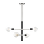 Mitzi Astrid Polished Nickel/black 24W x 20H Chandelier