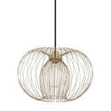 Mitzi Jasmine Polished Brass 17W x 11.5H Pendant