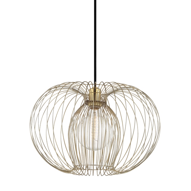 Mitzi Jasmine Polished Brass 17W x 11.5H Pendant