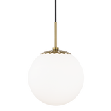 Mitzi Paige Aged Brass 11.5W x 16.5H Pendant