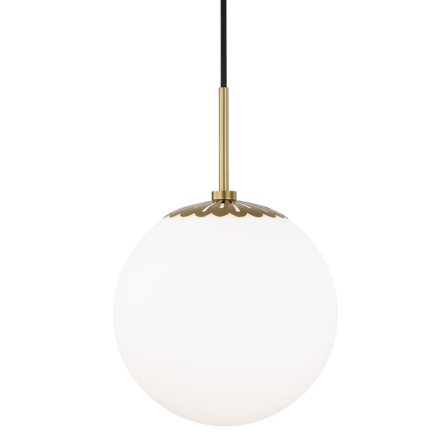 Mitzi Paige Aged Brass 11.5W x 16.5H Pendant