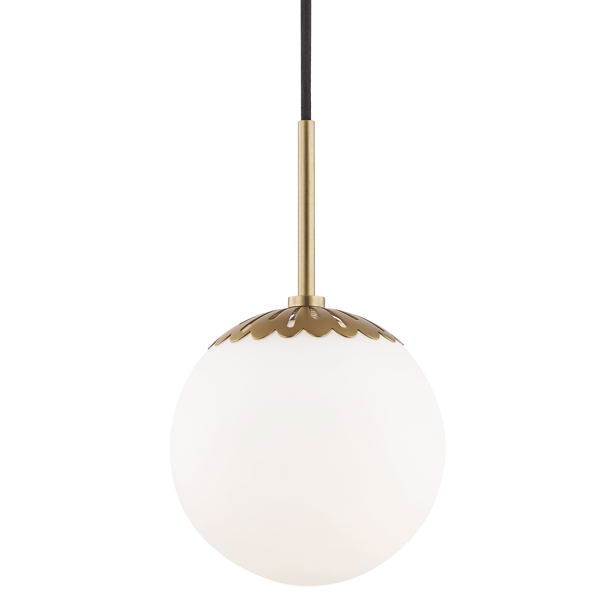 Mitzi Paige Aged Brass 8W x 12.25H Pendant