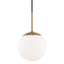 Mitzi Paige Aged Brass 8W x 12.25H Pendant